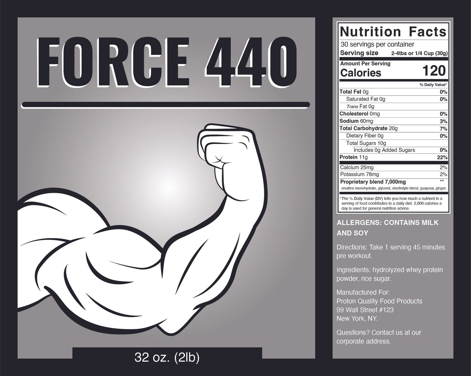 Force 440 | Unflavored | 2 lbs - Image 3