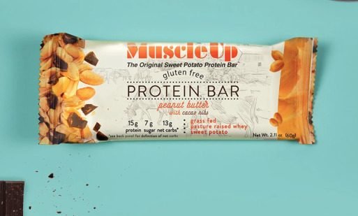 Muscle Up Protein Bar (Peanut Butter With Cacao Chips) Box of 12