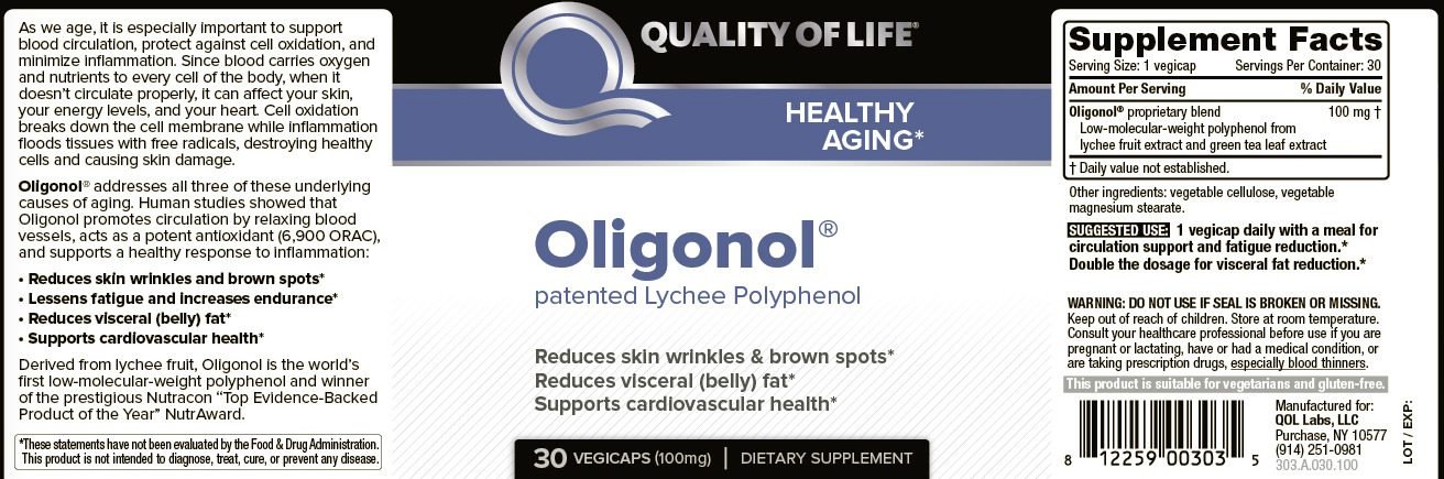 Quality Of Life Oligonol- 100 Mg – 30 Capsules - Image 2
