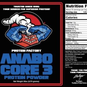 Alternative view of ANABO CORE™ 3 — TRIPLE-PHASE ANABOLIC PROTEIN MATRIX ( 5lbs)