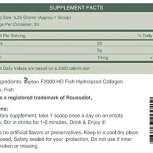 Alternative view of Fish Collagen Peptides | Peptan | 150 grams