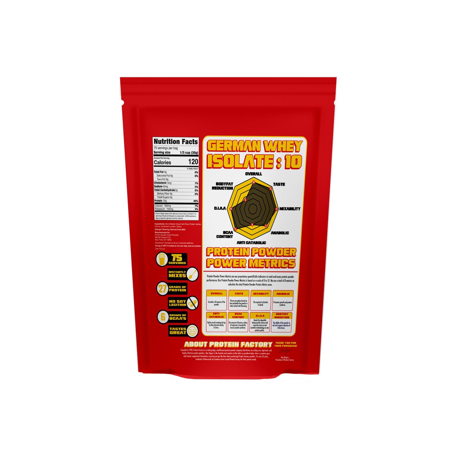 GERMAN WHEY PROTEIN ISOLATE — Elite Lean Muscle Fuel –5 lbs - Image 2
