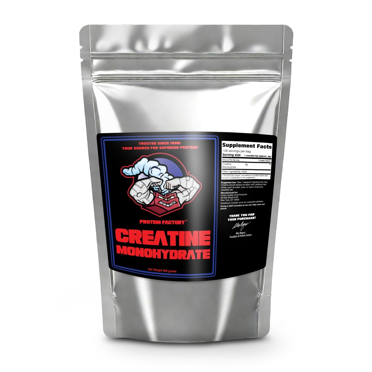 Creatine Monohydrate 500 grams | 100 servings