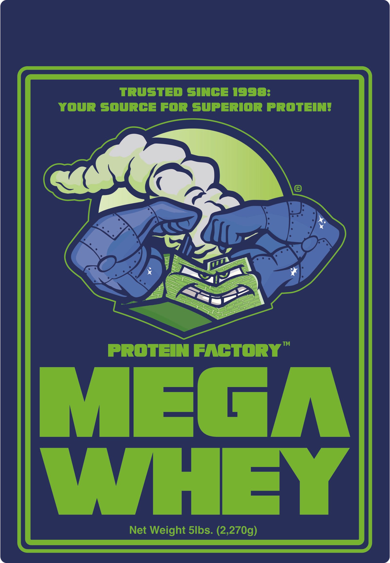 Mega Whey Protein 5 lbs Plain - Image 3