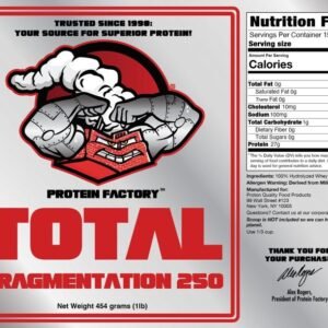 Alternative view of Total Fragmentation 250 (Unflavored) | 454 grams