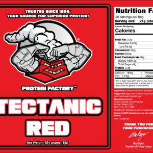 Alternative view of Tectanic Red –  Pre Workout Powder
