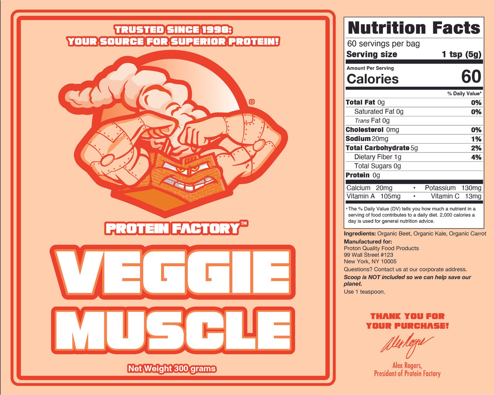Veggie Muscle (300 grams) - Image 2
