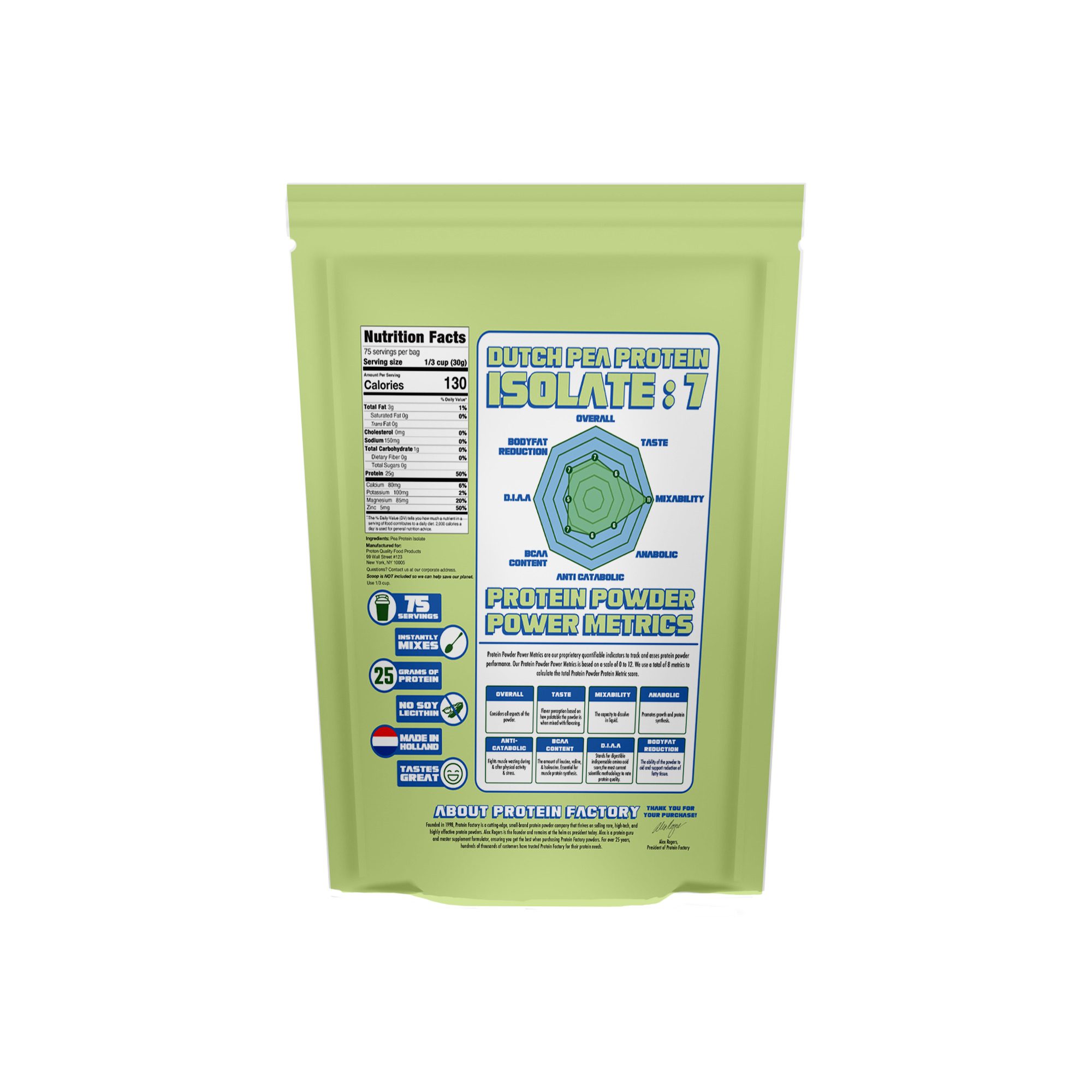 5 lbs Dutch Pea Protein Powder - Image 2
