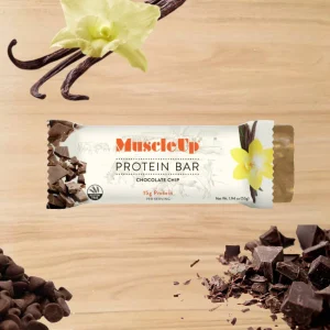 Muscle Up Protein Bar Case (Chocolate Chip) Box of 12
