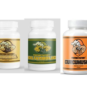 Olivabolic | Curcumuscle | Zingibol Stack